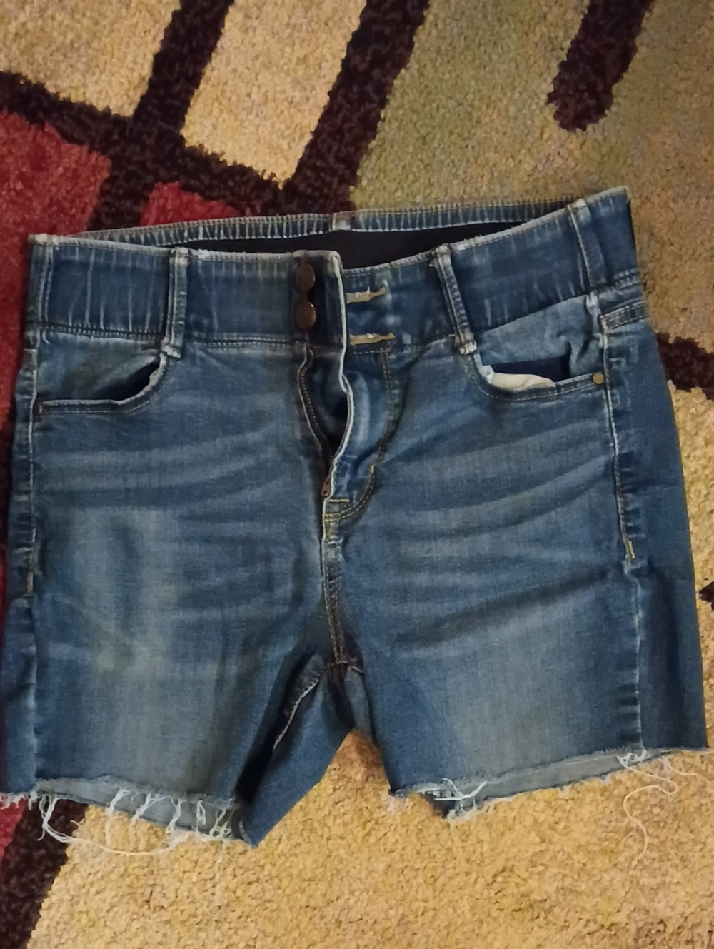 Apt 9 Women’s Blue Denim Shorts - Casual Cutoff Style Size 10S